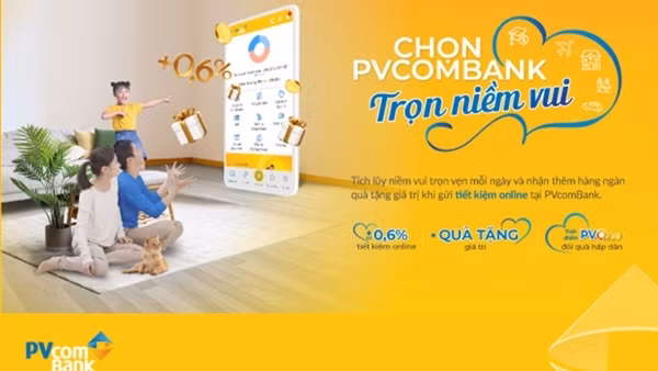 PVcomBank dành gần 3.000 quà tặng cho khách hàng gửi tiết kiệm online