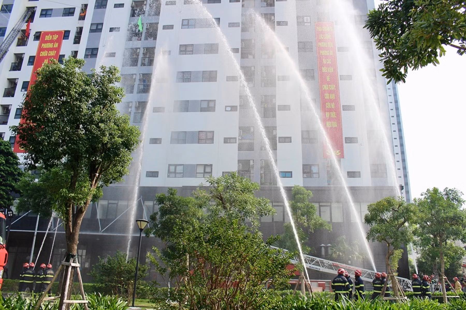 Hải Phòng diễn tập phương án chữa cháy và cứu nạn, cứu hộ lớn nhất từ trước đến nay -0