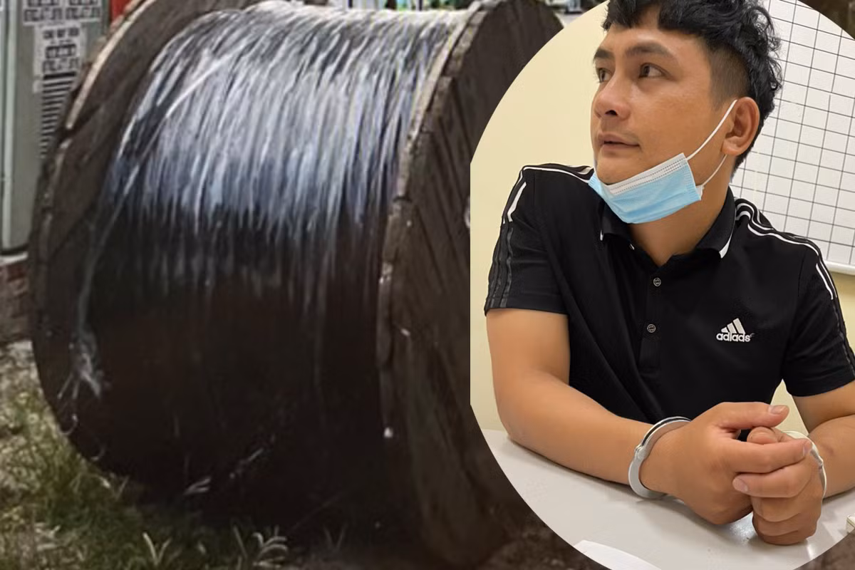 Quái chiêu của tên trộm chuyên “ăn” cáp điện công trình -0