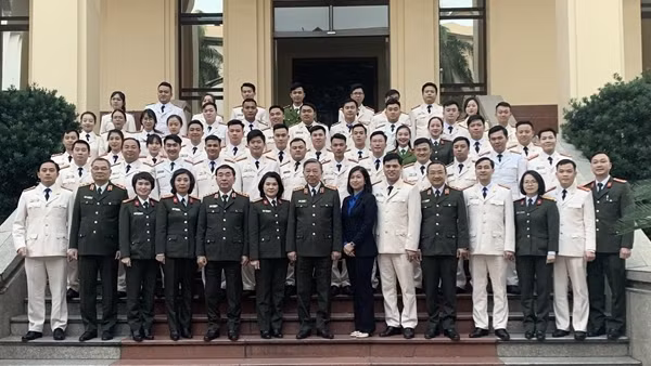 Lãnh đạo Bộ Công an gặp mặt đại biểu thanh niên CAND dự Đại hội Đoàn toàn quốc