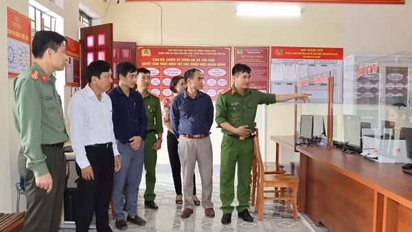 Hiệu quả mô hình cải cách hành chính Công an xã