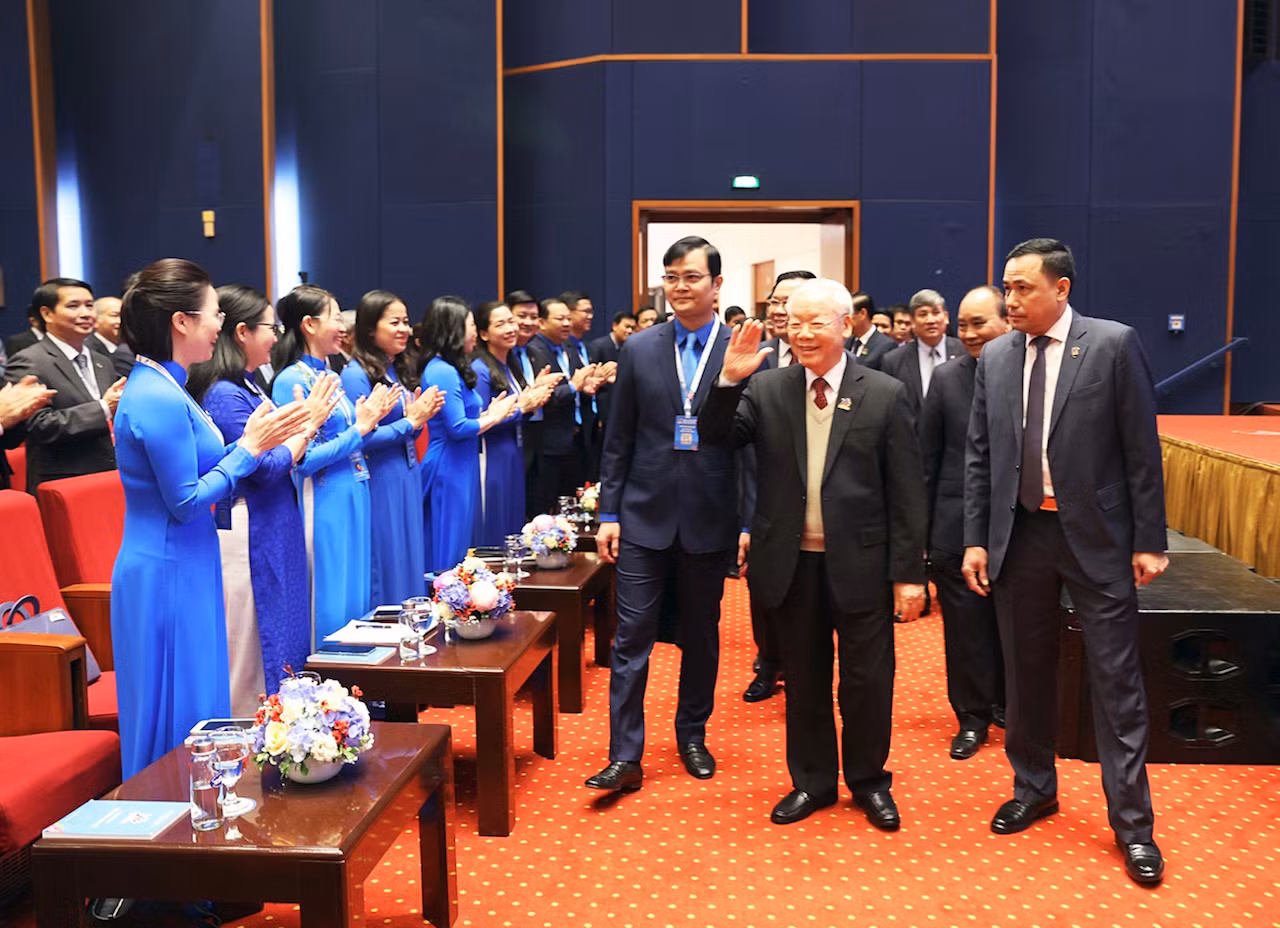 Phiên trọng thể Đại hội đại biểu toàn quốc Đoàn TNCS Hồ Chí Minh lần thứ XII -0