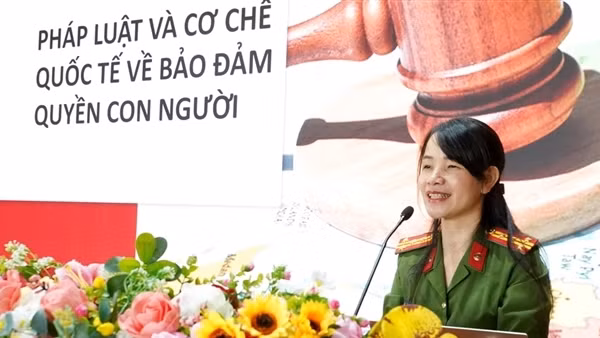 Nâng cao nhận thức bảo đảm quyền con người cho lực lượng Cảnh sát thi hành án hình sự