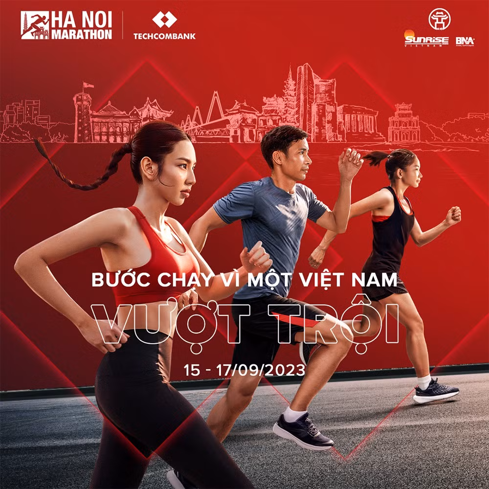 Giải chạy Hà Nội Marathon Techcombank lan tỏa tinh thần 