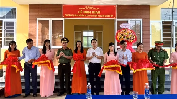 Đưa vào hoạt động nhiều trụ sở làm việc Công an xã ở Thừa Thiên Huế