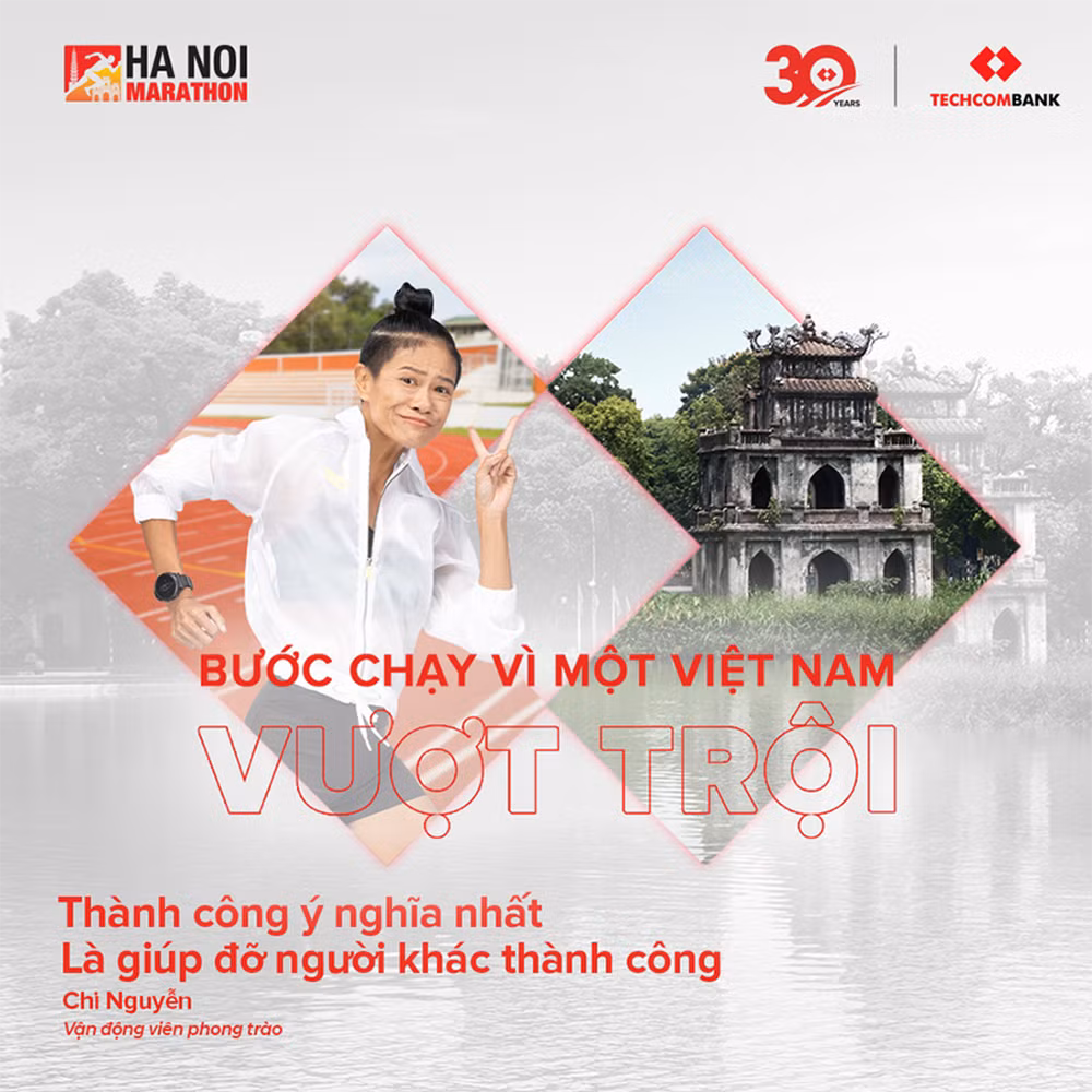 Giải chạy Hà Nội Marathon Techcombank lan tỏa tinh thần 