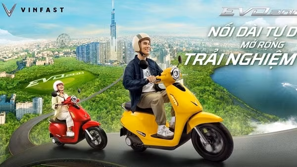 Vinfast miễn phí 1 năm thuê bao pin cho các khách hàng đầu tiên mua xe&nbsp;Evo200