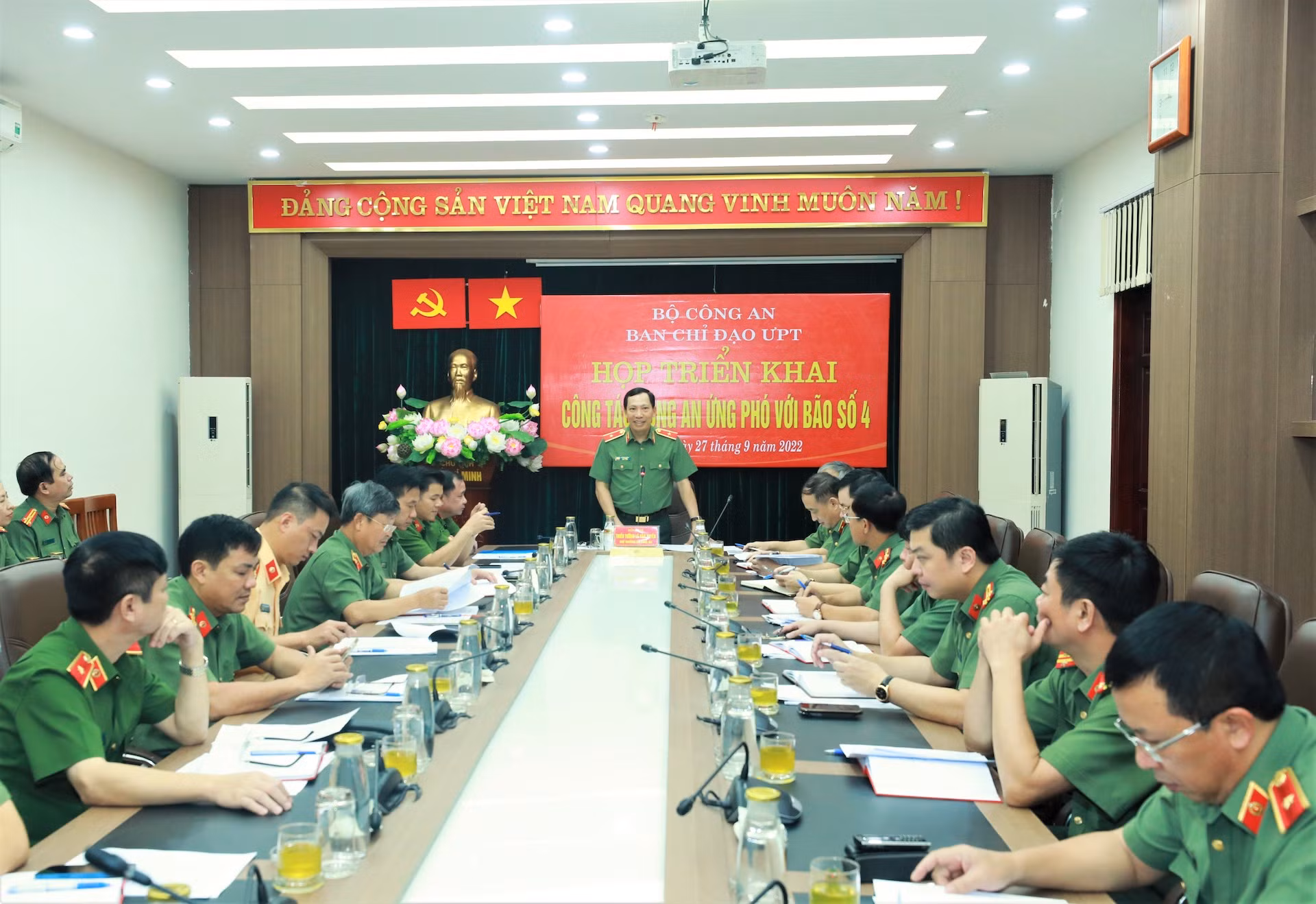 Chủ động phương án, kế hoạch ứng phó thiên tai, tìm kiếm cứu nạn gắn với công tác bảo đảm ANTT -0
