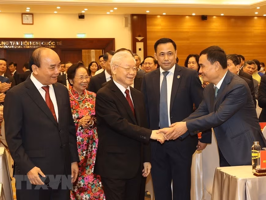 Tổng Bí thư, Chủ tịch nước dự kỷ niệm 30 năm tái lập VP Chủ tịch nước -0