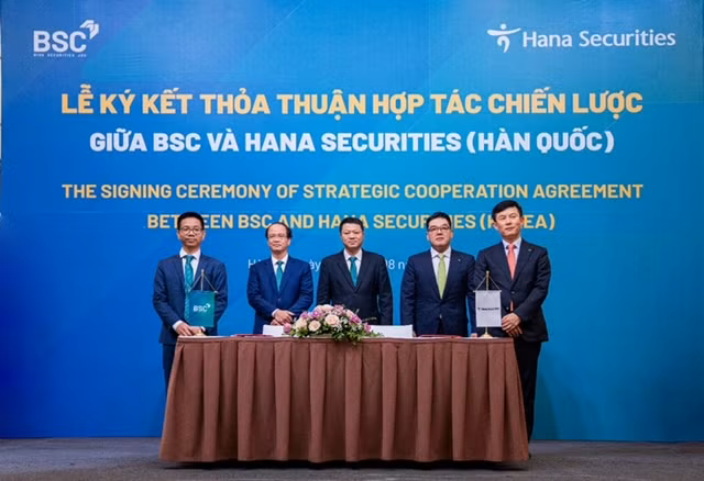 Hana Securities (Hàn Quốc) đã chính thức thanh toán để trở thành cổ đông chiến lược của Công ty Chứng khoán BIDV (BSC) -0