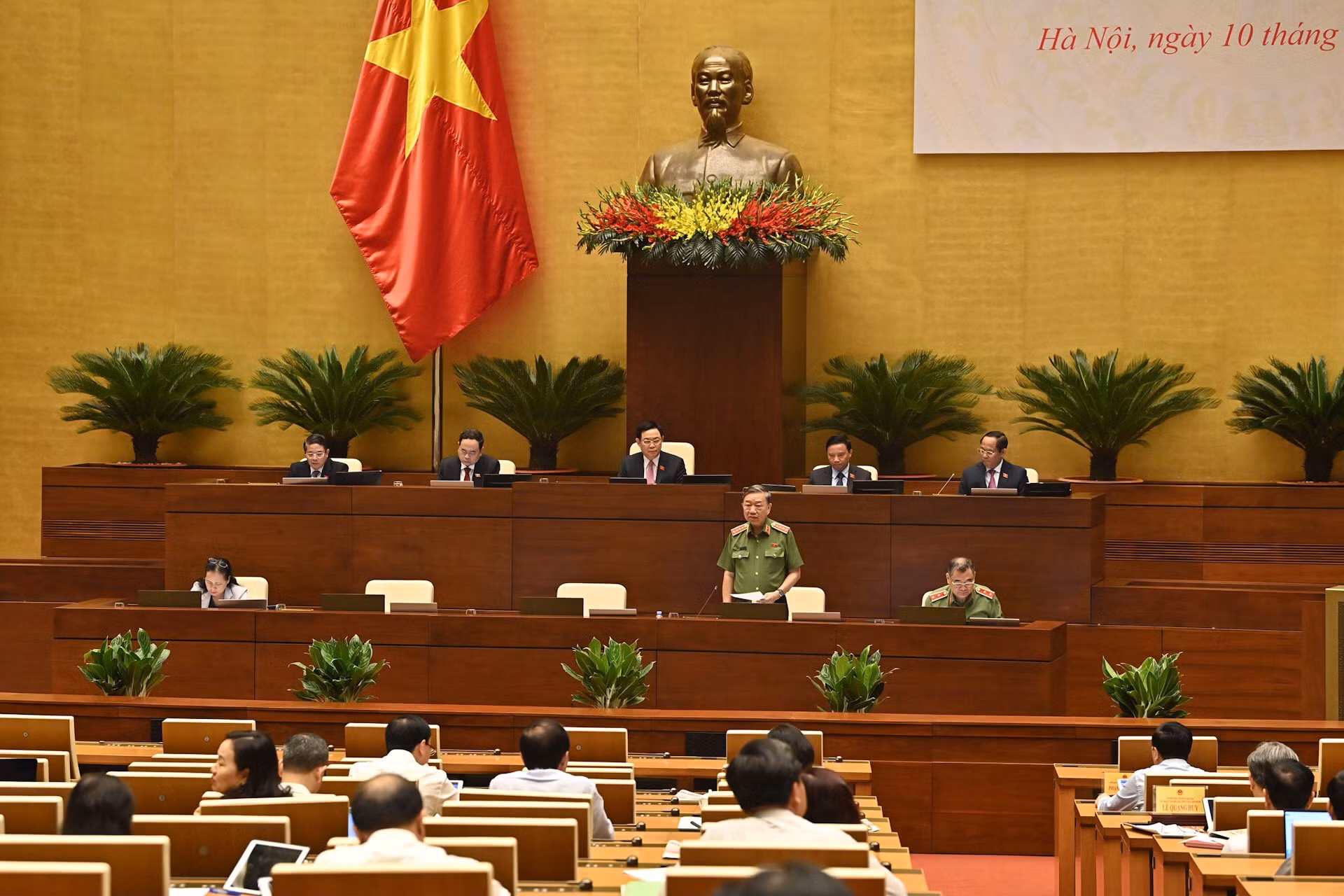 Bộ trưởng Tô Lâm trả lời chất vấn trước Quốc hội về nhóm vấn đề liên quan ANTT -0