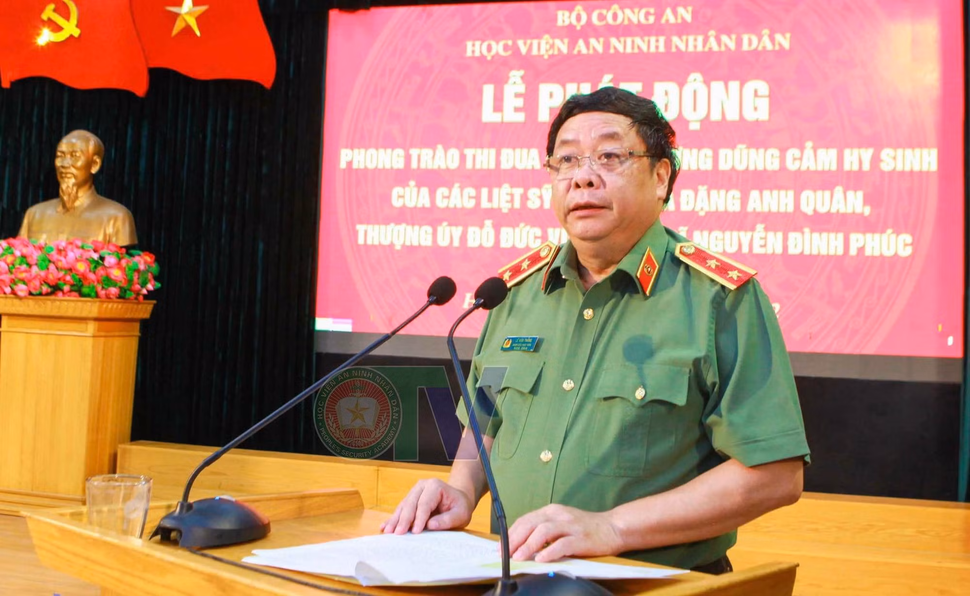 Học viện ANND phát động phong trào học tập gương dũng cảm hy sinh của 3 liệt sĩ công an -0