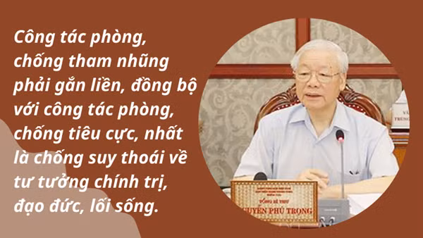 Chống tham nhũng, tiêu cực phải chống từ gốc