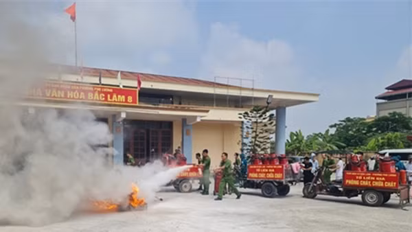 Mô hình tổ liên gia PCCC: Để mỗi người dân là một người lính cứu hỏa