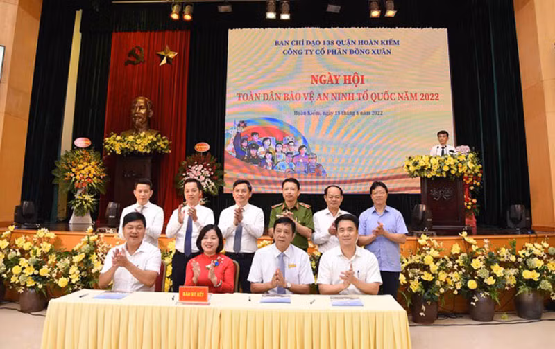 Các hộ kinh doanh và doanh nghiệp đồng hành trong công tác đảm bảo an ninh trật tự -0