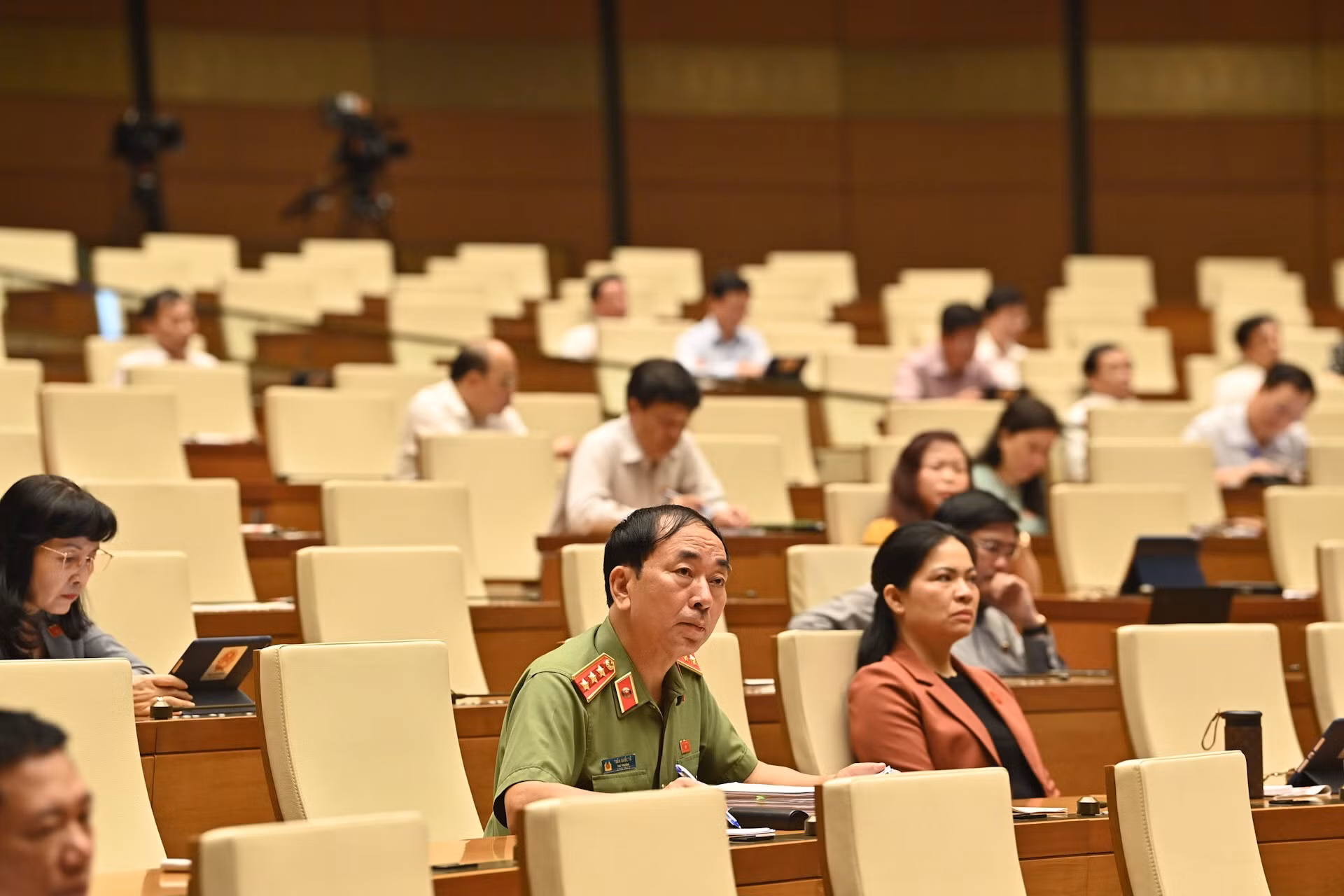 Bộ trưởng Tô Lâm trả lời chất vấn trước Quốc hội về nhóm vấn đề liên quan ANTT -0