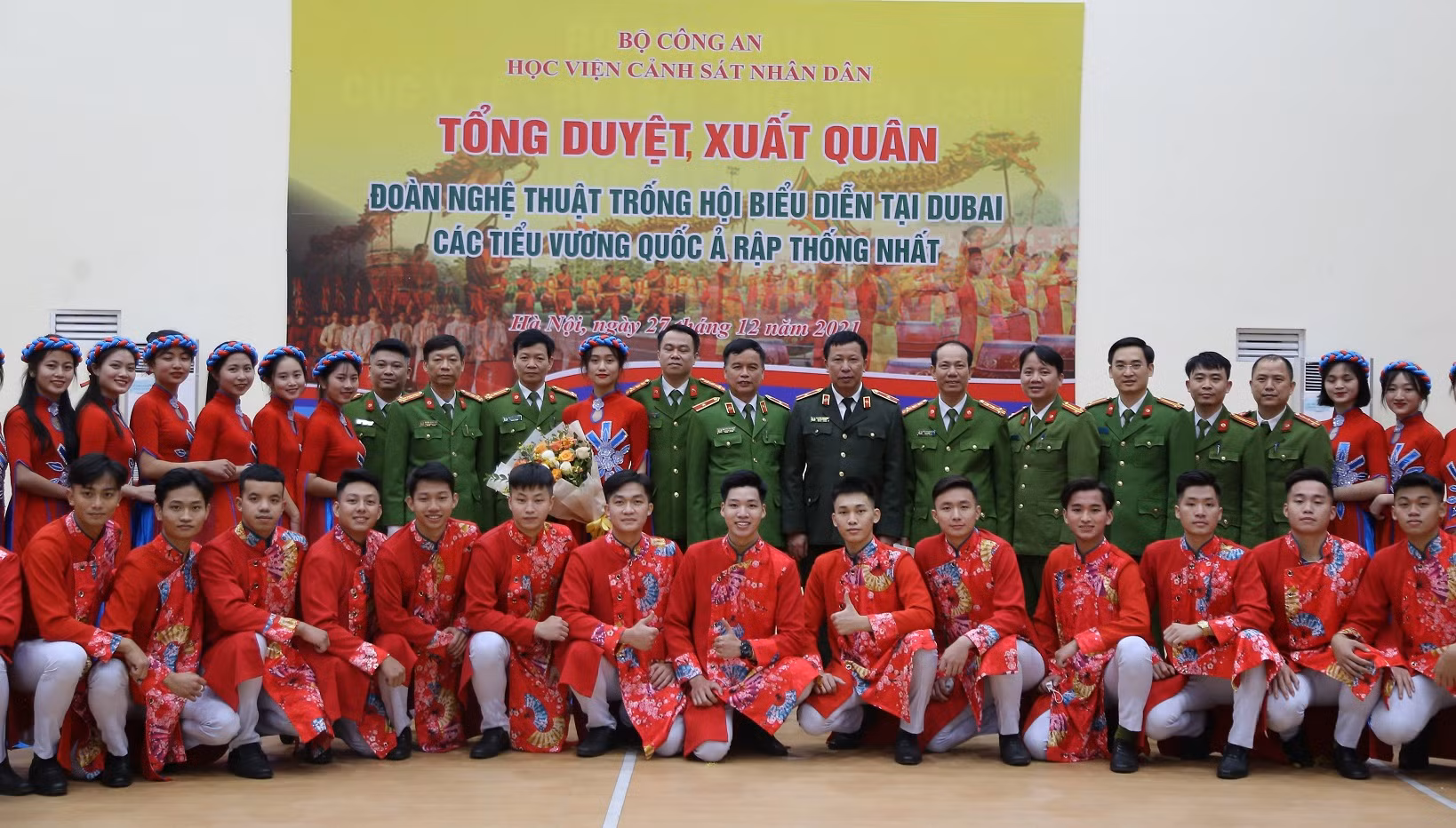 Đoàn Nghệ thuật Trống hội đưa tiết mục “Hào khí non sông” sang Dubai -0