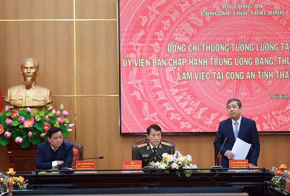 Công an tỉnh Thái Bình chủ động công tác đảm bảo ANTT trên địa bàn từ cơ sở -0