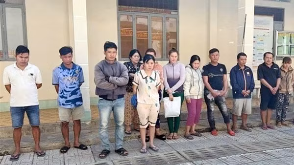 Triệt xóa tụ điểm đánh bạc quy mô lớn ở vùng biên