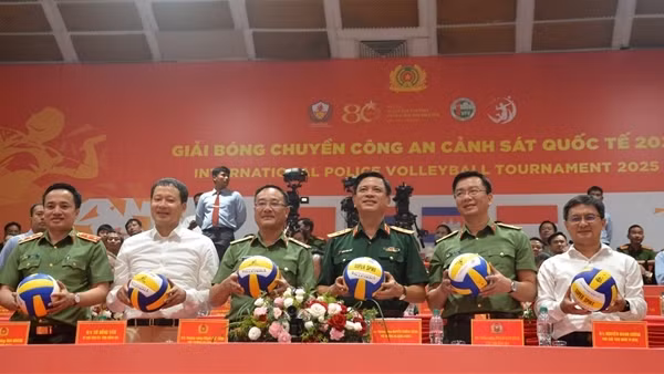 Khai mạc Giải bóng chuyền Công an, Cảnh sát quốc tế 2025