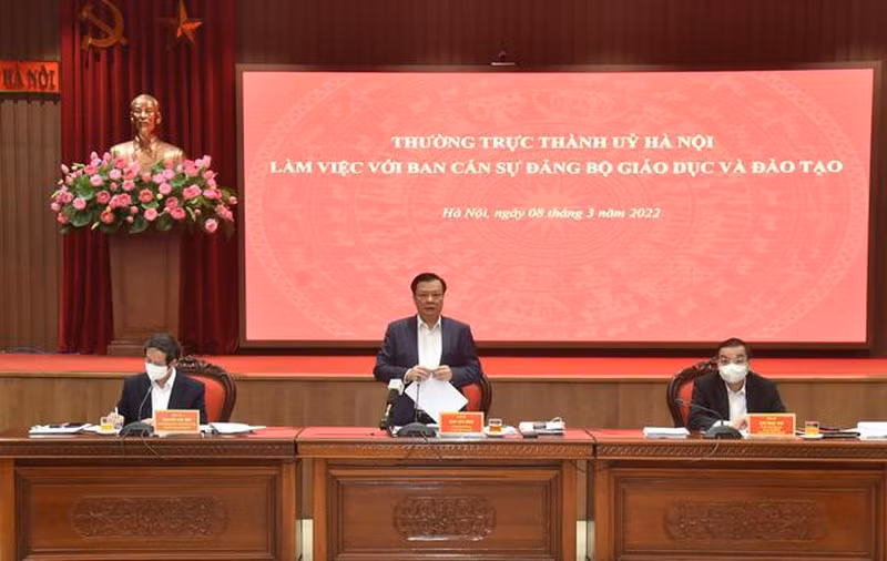 Hà Nội kiến nghị đẩy nhanh tiến độ di dời các trường đại học ra khỏi nội đô -0