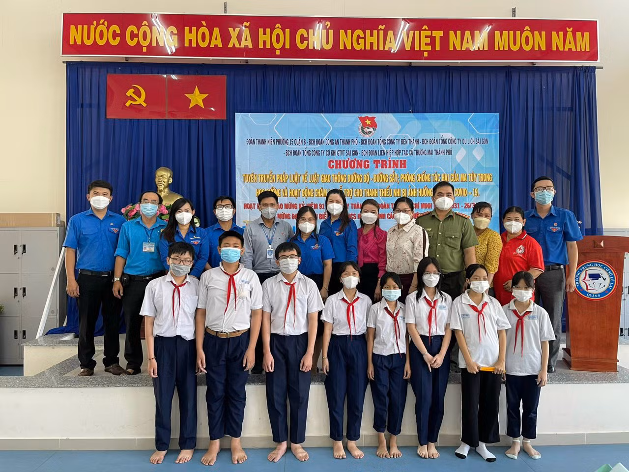 Tuổi trẻ Công an TP Hồ Chí Minh xung kích tuyên truyền kéo giảm tội phạm -1