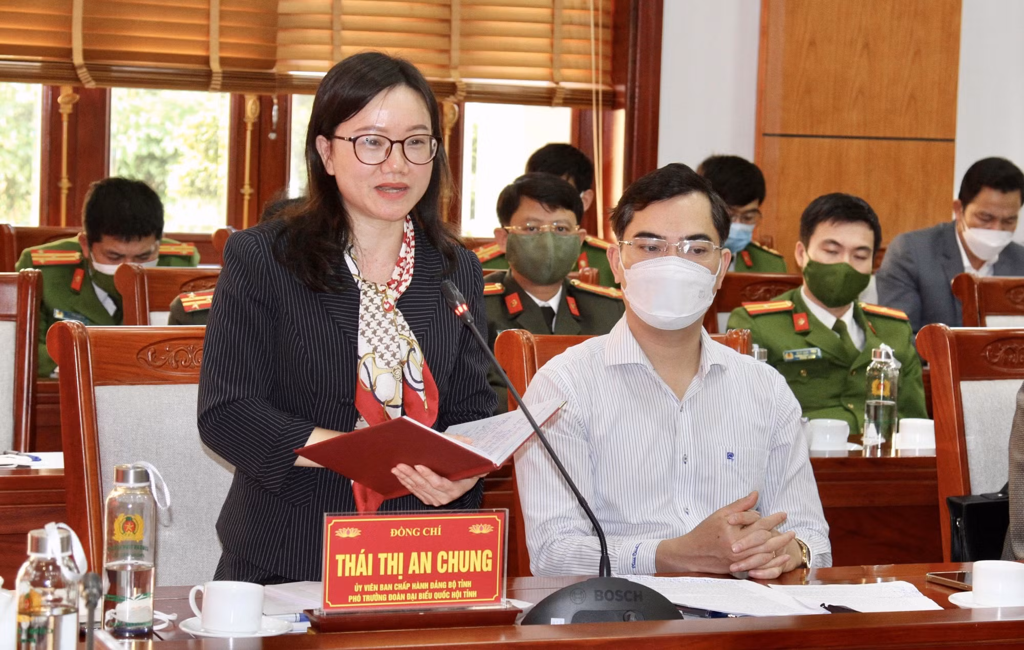 Hội thảo góp ý dự án Luật lực lượng tham gia bảo vệ ANTT ở cơ sở và Luật trật tự, an toàn giao thông đường bộ -0