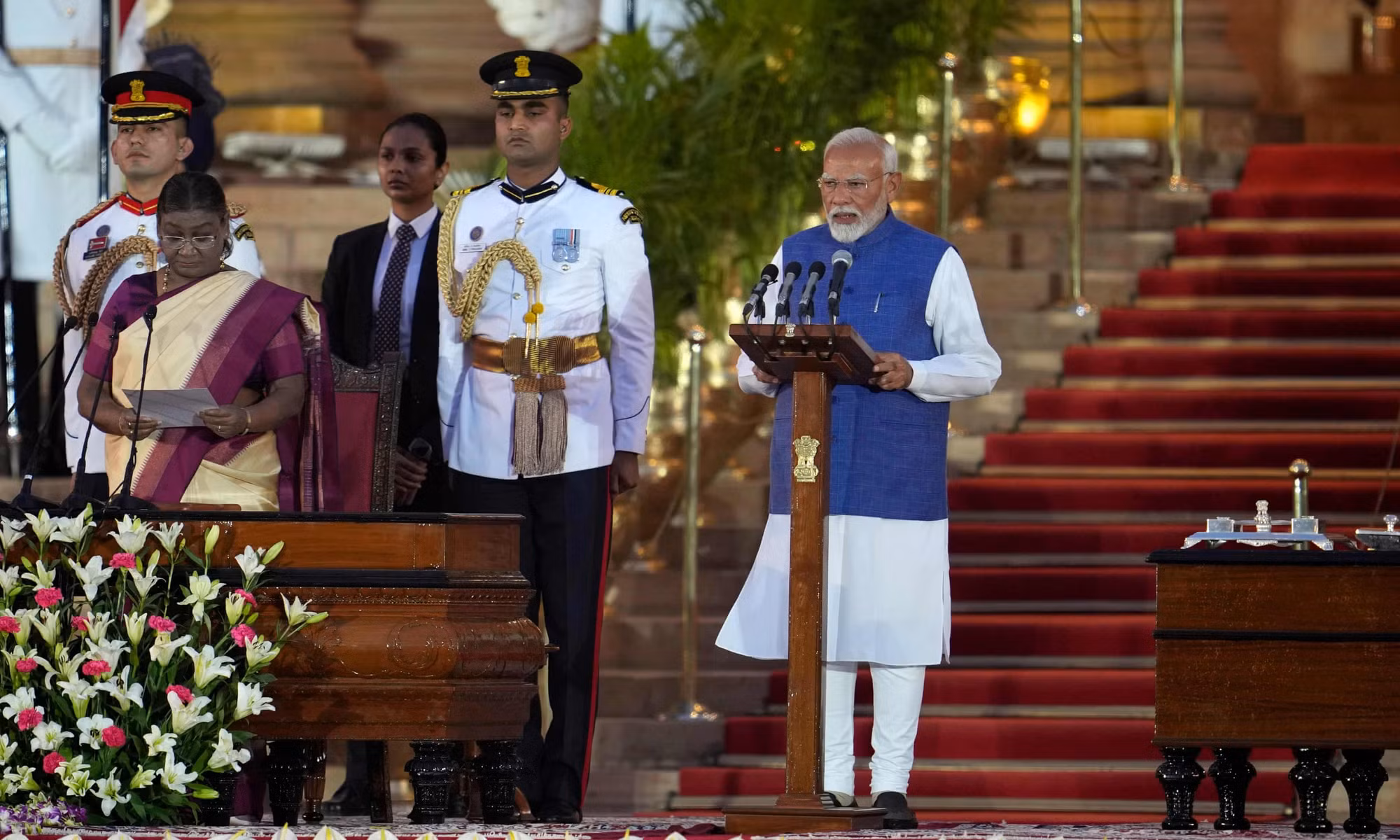 Thủ tướng Ấn Độ&nbsp;Narendra Modi tuyên thệ nhậm chức trong nhiệm kỳ lịch sử -0