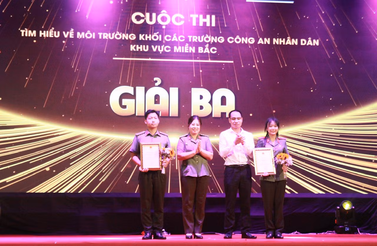 Học viện Cảnh sát nhân dân giành giải Nhất cuộc thi “Tìm hiểu về môi trường” khối các Trường CAND khu vực phía Bắc -0