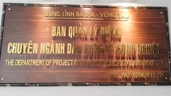 Ban Quản lý Dự án Chuyên ngành thuộc tỉnh Bà Rịa-Vũng Tàu bị cưỡng chế thuế