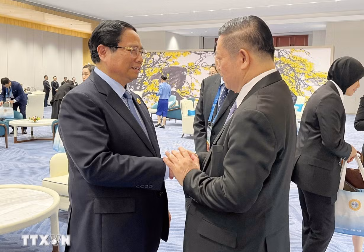 Hội nghị Thượng đỉnh SCO: Thủ tướng Phạm Minh Chính gặp lãnh đạo các nước -0