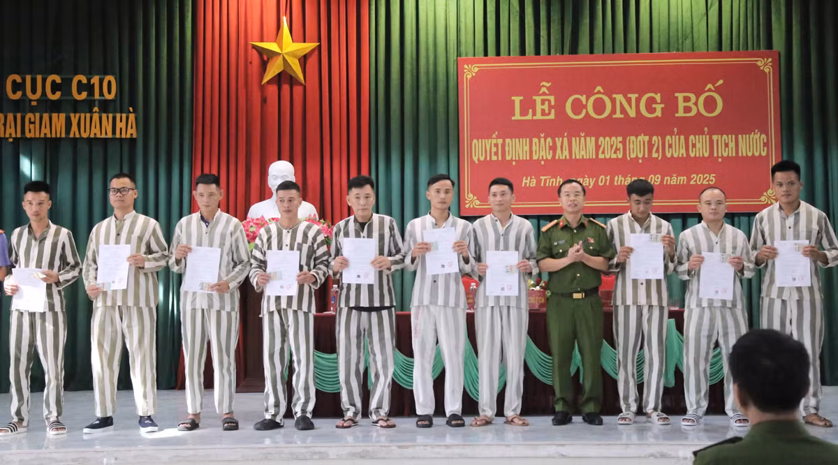 Công bố quyết định đặc xá nhân dịp 80 năm Quốc khánh 2/9 -0