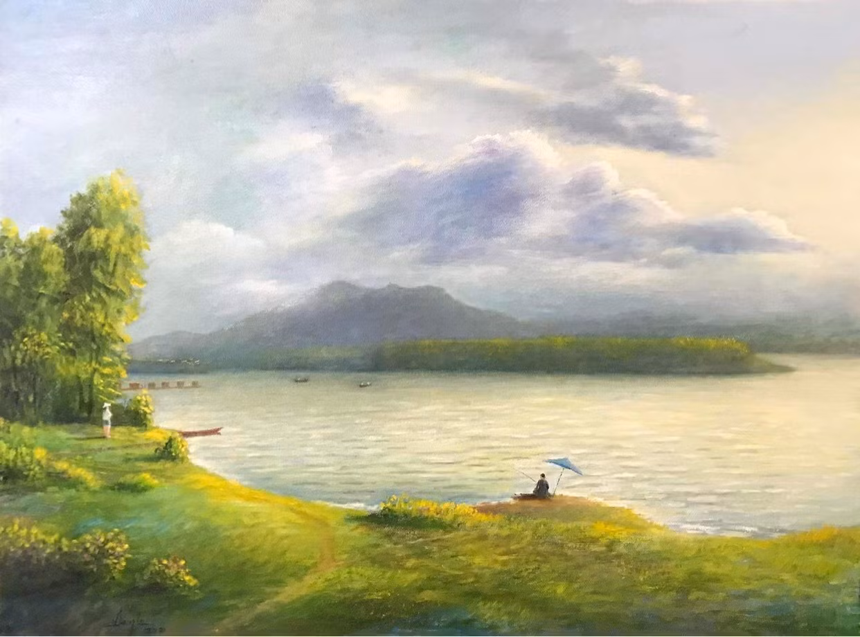 40 hoạ sĩ triển lãm mỹ thuật tại thành cổ Sơn Tây -0