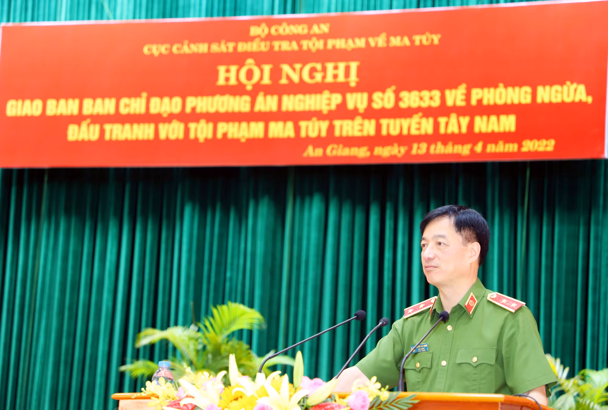 Giao ban công tác phòng ngừa, đấu tranh với tội phạm ma túy trên tuyến biên giới Tây Nam -0