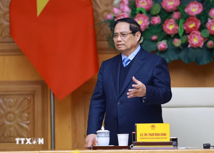 Thủ tướng Phạm Minh Chính làm việc với Đoàn doanh nghiệp Nhật Bản -0