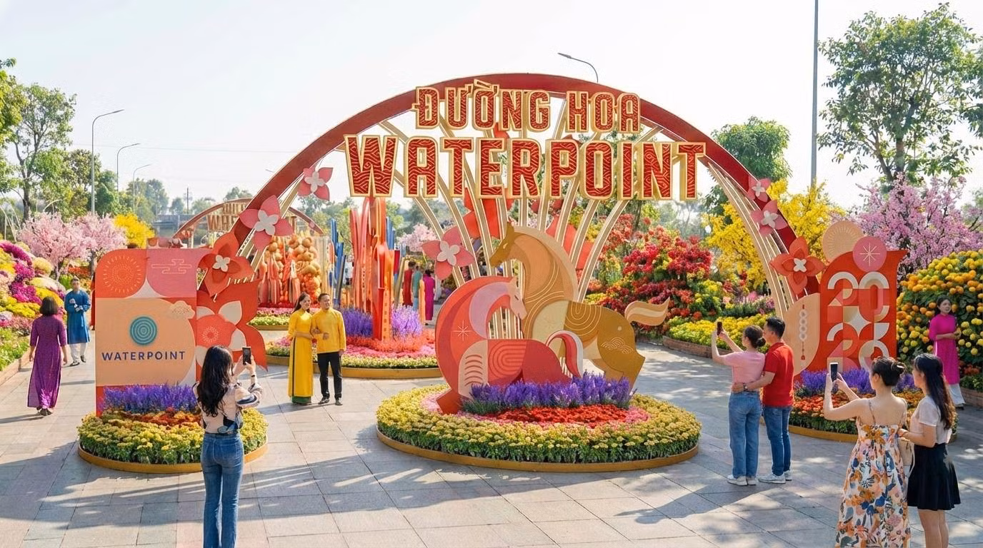 Hội Hoa Xuân Waterpoint 2026: Điểm đến văn hóa và trải nghiệm đặc sắc tại cửa ngõ phía Tây Sài Gòn -0