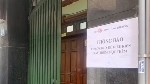 Hà Nội tạm dừng hoạt động cơ sở vi phạm quy định về dạy thêm, học thêm