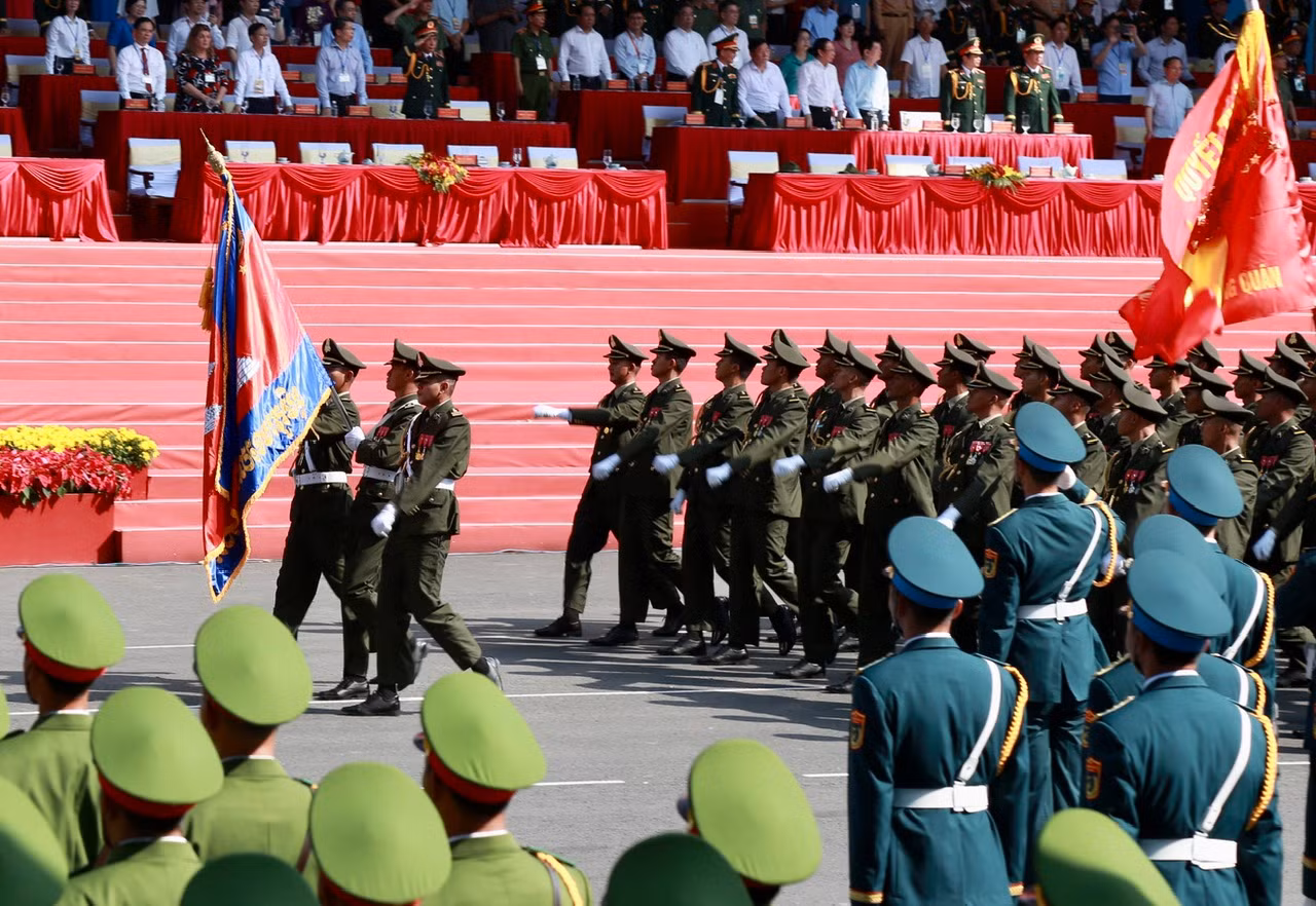 Đặc sắc hình ảnh diễu binh, diễu hành trong buổi tổng duyệt -7