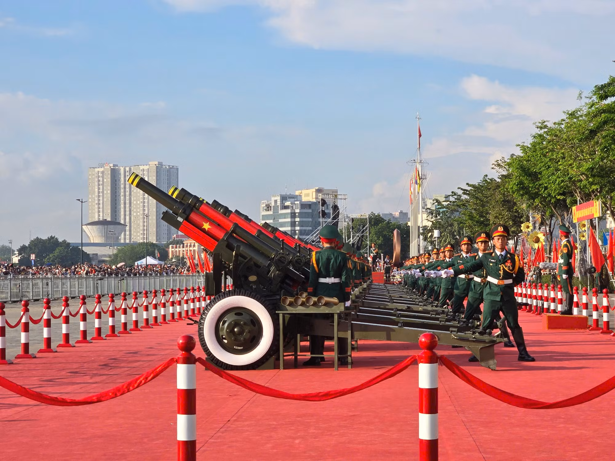 Đặc sắc hình ảnh diễu binh, diễu hành trong buổi tổng duyệt -0