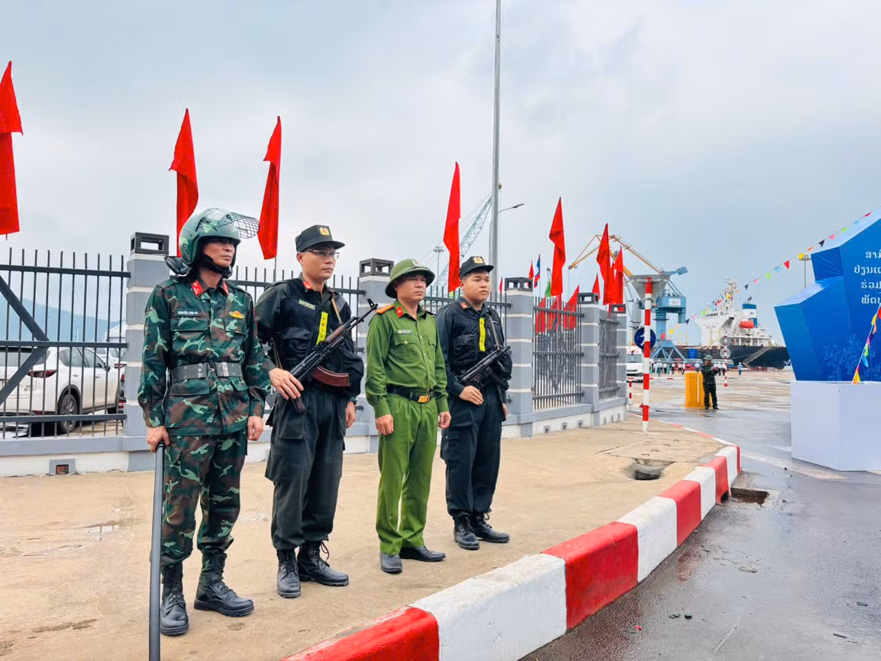 Đảm bảo an ninh, an toàn Lễ khai trương Bến cảng số 3, Cảng quốc tế Lào – Việt -0