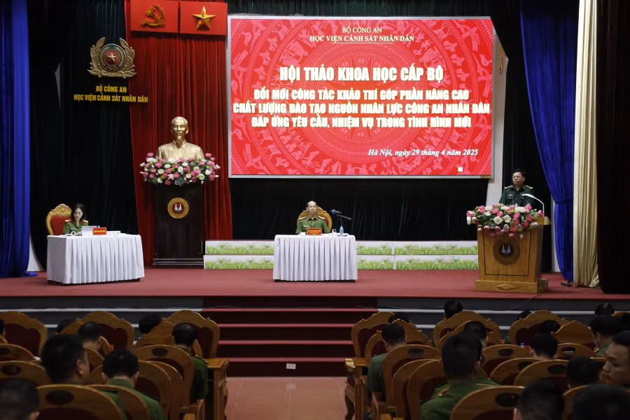 Đổi mới công tác khảo thí góp phần nâng cao chất lượng đào tạo nguồn nhân lực trong CAND -0