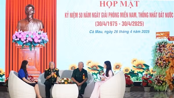 Cà Mau họp mặt kỷ niệm 50 năm Ngày Giải phóng miền Nam, thống nhất đất nước
