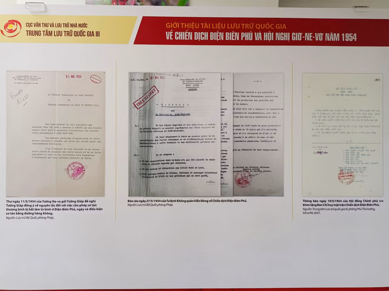 Công bố kho tài liệu lưu trữ quốc gia về Chiến dịch Điện Biên Phủ và Hội nghị Giơ-ne-vơ -0