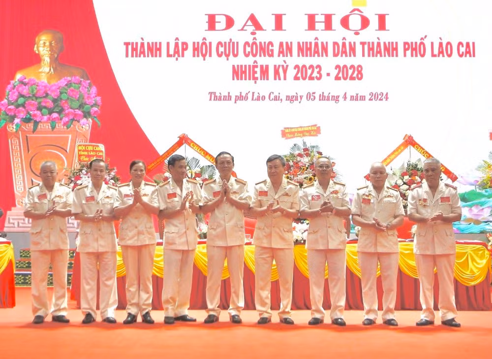 Đại hội thành lập Hội Cựu công an nhân dân thành phố Lào Cai nhiệm kỳ 2023-2028 -0