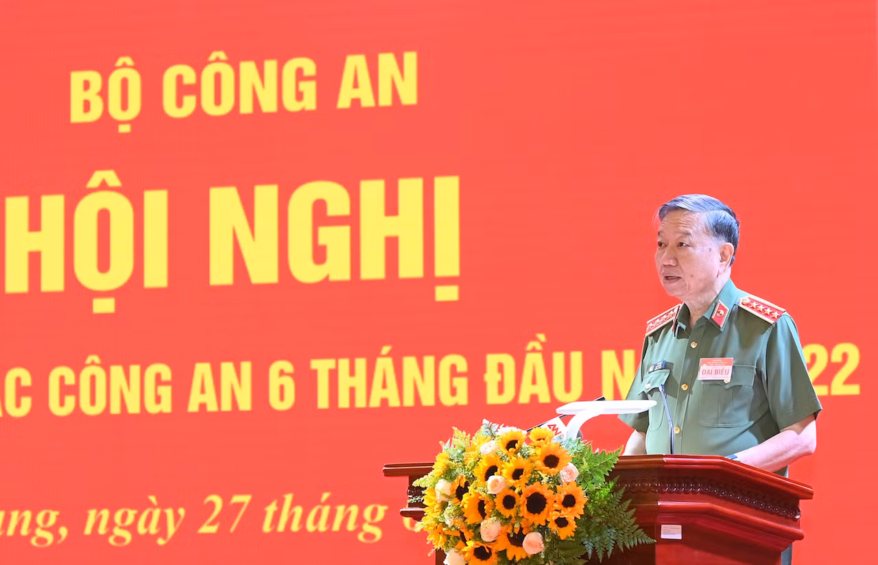 Bộ trưởng Tô Lâm chủ trì Hội nghị sơ kết công tác Công an 6 tháng đầu năm 2022 -0