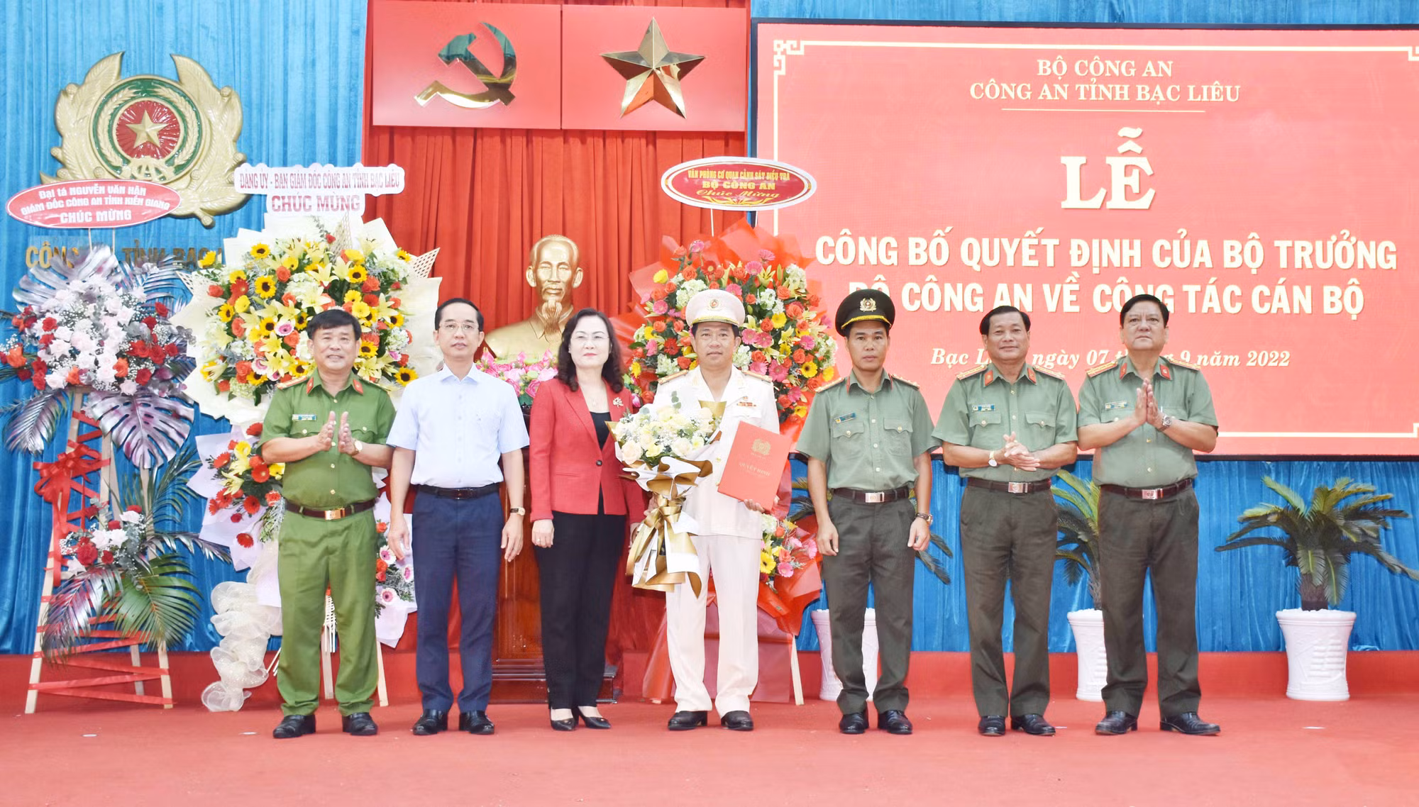 Công an tỉnh Bạc Liêu có tân Phó Giám đốc -0