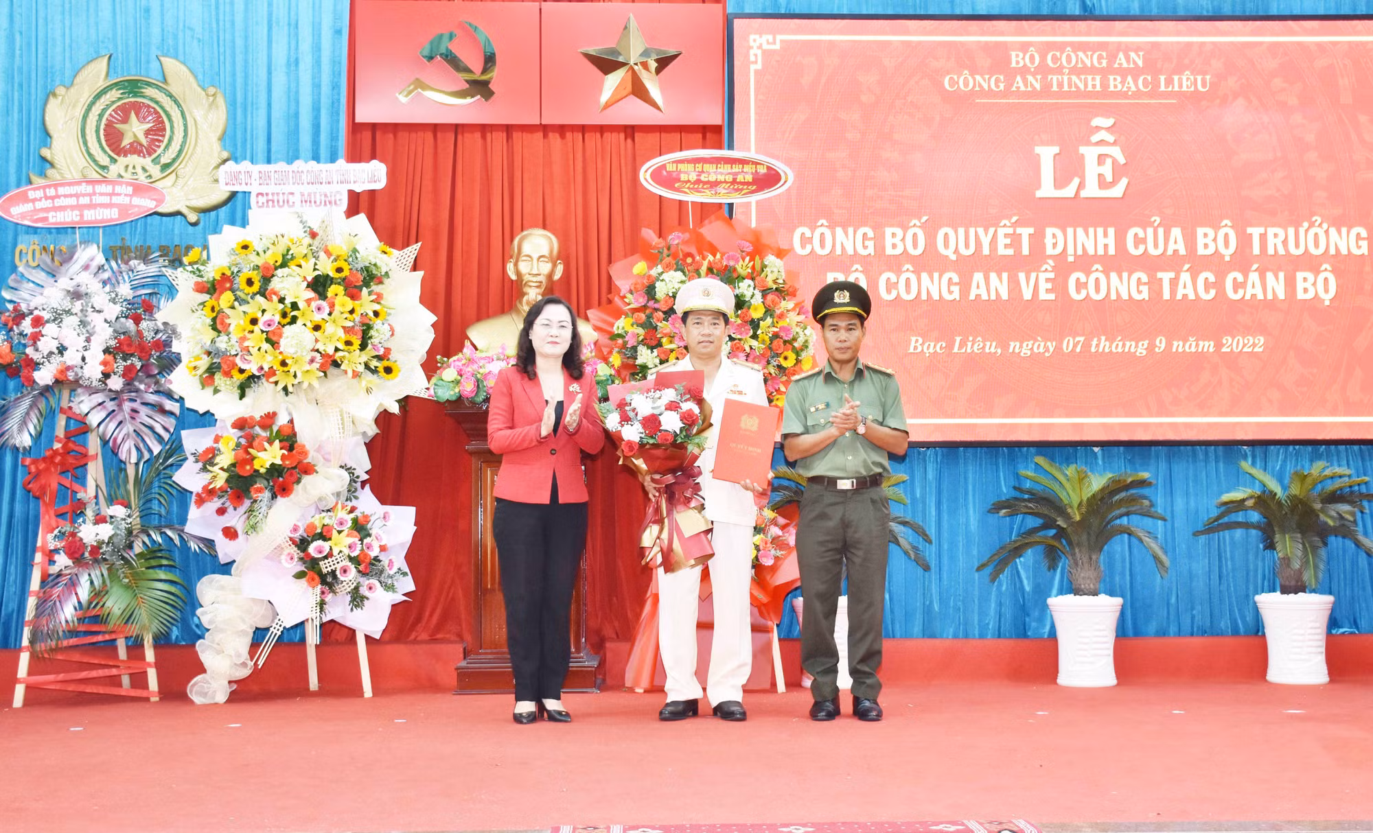 Công an tỉnh Bạc Liêu có tân Phó Giám đốc -0