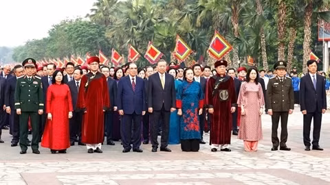 Tổng Bí thư, Chủ tịch nước Tô Lâm dâng hương Giỗ Tổ Hùng Vương