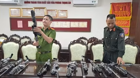 Triệt phá đường dây vũ khí quân dụng quy mô lớn