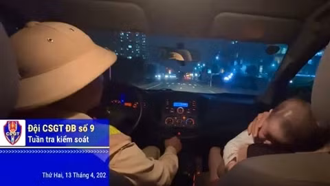 Lời cầu cứu của người mẹ trong đêm và hành động kịp thời của CSGT